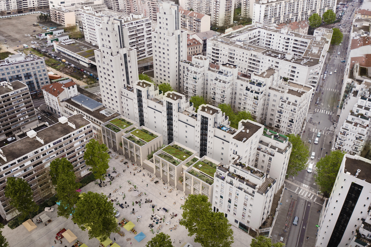 Contreforts pers vueaerienne Rue Royale Architectes Contreforts pers vueaerienne Rue Royale Architectes